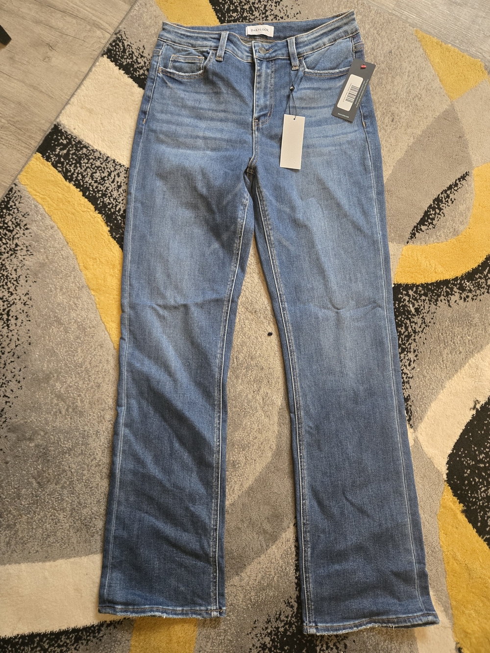 Casual Medium Blue Flare-Leg Jeans by ARIZONA